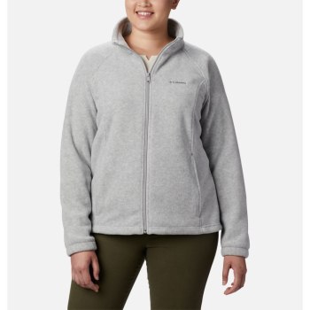 Columbia Benton Springs Full Zip Plus Size, Chamarras Grises Para Mujer | 163970-CAX